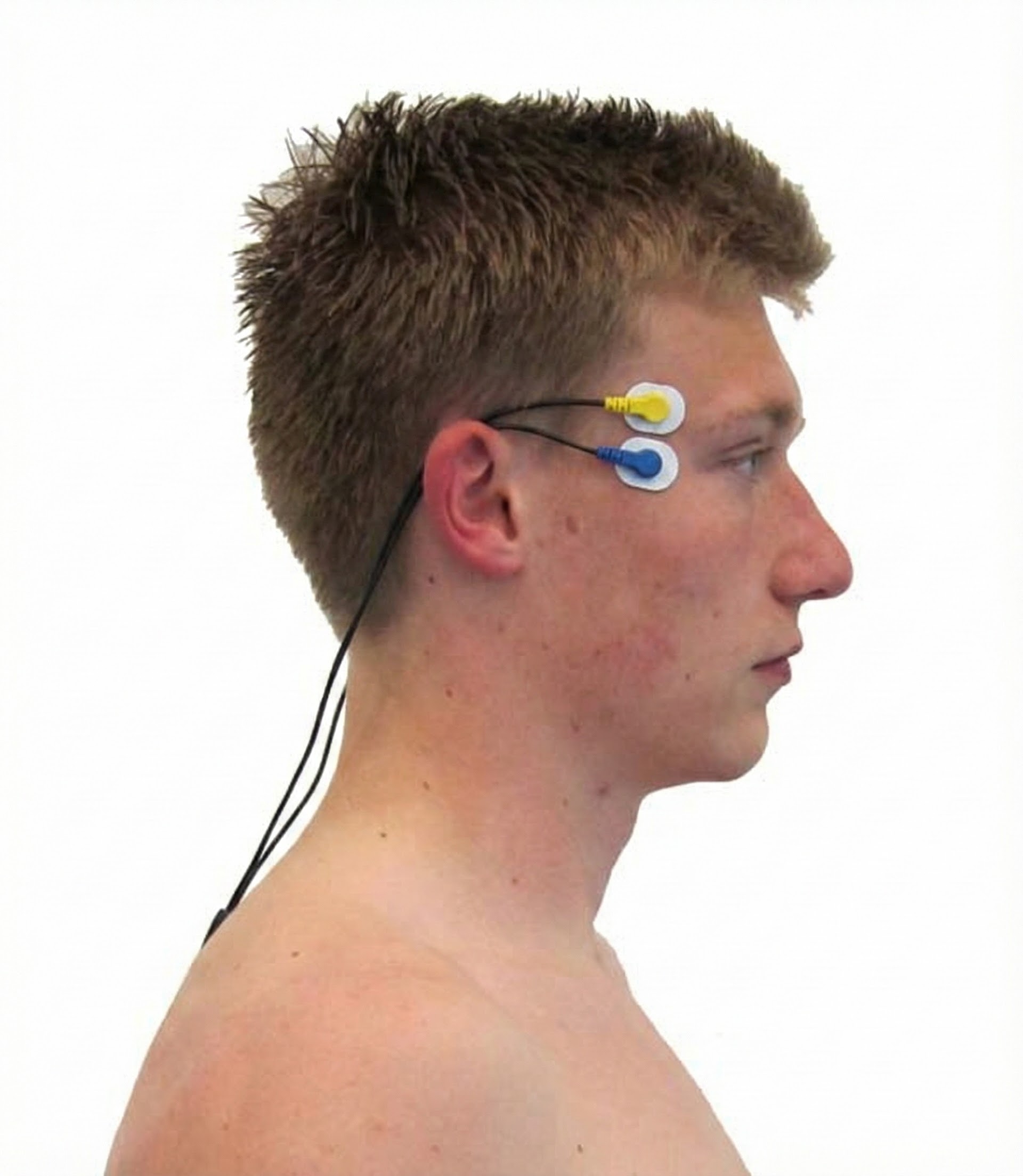 Temporalis sensor placement